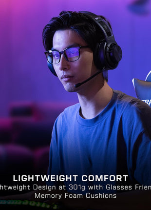 Turtle Beach Atlas Air Wireless Open Back PC Gaming Headset - PC, PS5, PS4, Mobile - 24-bit High-Fidelity Audio, Broadcast Grade Mic, Bluetooth, Floating Earcup, Memory Foam Cushions, 50-Hr Battery