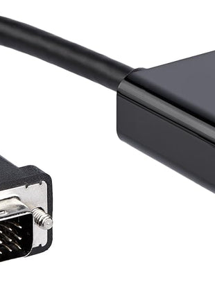 StarTech.com DVI-D to VGA Active Adapter Converter Cable - 1080p - DVI to VGA Converter Box (DVI2VGAE), Black