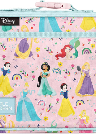 Simple Modern Disney Kids Lunch Box for School | Reusable Insulated Lunch Bag for Toddler, Girl, and Boy | Meal Containers with Exterior & Interior Pockets | Hadley Collection | Princess Rainbows