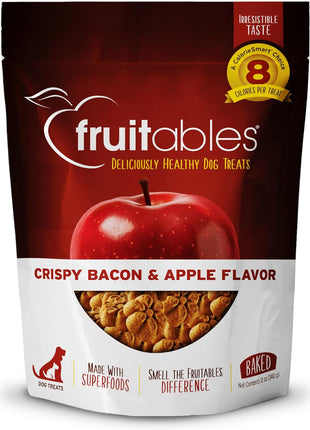 Fruitables Baked Dog Treats, Healthy Pumpkin Treat for Dogs, Low Calorie & Delicious, No Wheat, Corn or Soy, Made in the USA, Pumpkin and Banana Flavor, 7oz