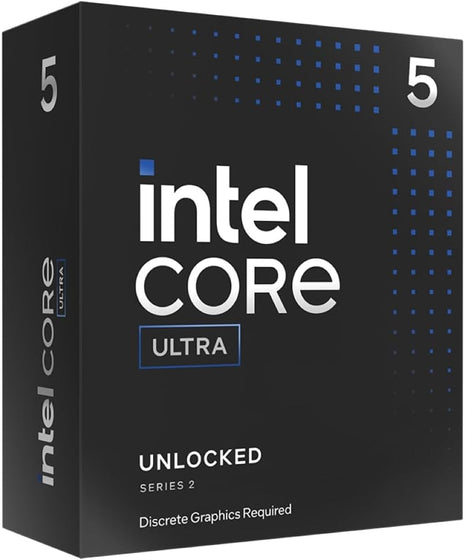 Intel Core Ultra 5 Desktop Processor 245KF - 14 cores (6 P-cores  8 E-cores) up to 5.2 GHz