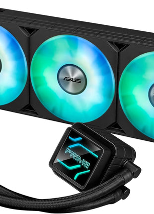 ASUS Prime LC 360 ARGB All-in-one AIO CPU Liquid Cooler AMD: AM5 & AM4 Intel: LGA 1851, 1700, 1200, 115x Specially Designed CPU Contact Area, Infinity Mirror, pre-Installed ARGB Fans, 6 Year Warranty