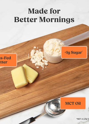 Bulletproof Original Creamer, 14.8 Ounces, Keto Coffee Creamer with MCT Oil and Grass-Fed Butter, Supports Brain Function