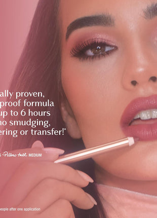 Charlotte Tilbury Lip Cheat Lip Liner Pencil - Gives Lips a Fuller-Looking, Defined Pout - Enriched with Jojoba Oil & Hyaluronic Acid - Waterproof, Smudge-Proof & Transfer-Proof