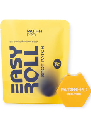 PATCH PRO Easy Roll Spot Patch - Korean Pimple Dispenser, Invisible Hydrocolloid Redness Patches, Shrinks Pimples, Invisible Covers skincare for Blemishes, Skincares Stickers (70 Count Pack of 1)