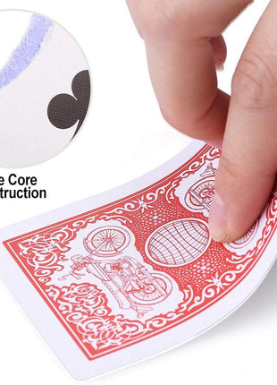 LotFancy Playing Cards, 12 Pack, Decks of Cards Bulk, Poker Size, Standard Index, for Blackjack, Euchre, Canasta Card Game, 6 Blue and 6 Red, Casino Grade Poker Cards