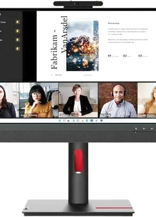 Lenovo ThinkCentre TIO22GEN5 22" Class Webcam Full HD LED Monitor - 16:9 - Black