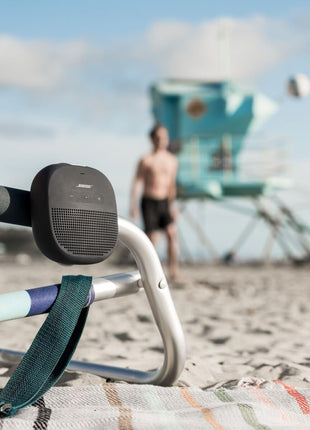 Bose SoundLink Micro Bluetooth Speaker: Small Portable Waterproof Speaker with Microphone, Black