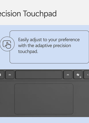 Microsoft Surface Pro Keyboard for Surface Pro 12" Device, Keyboard Only, Alcantara Material, Slate