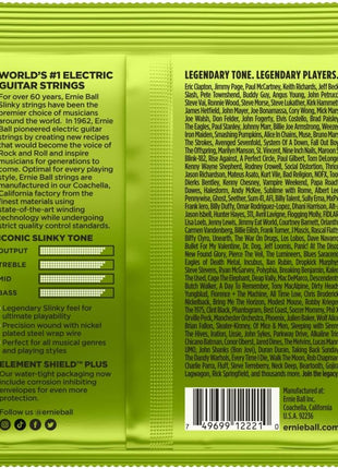 Ernie Ball Regular Slinky Nickel Wound Electric Guitar Strings, 10-46 Gauge (P02221)
