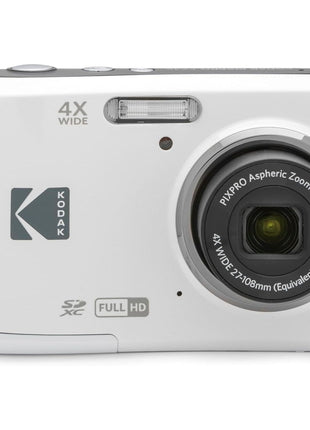 KODAK PIXPRO Friendly Zoom FZ45-WH 16MP Digital Camera with 4X Optical Zoom 27mm Wide Angle and 2.7 inch LCD Screen (White)
