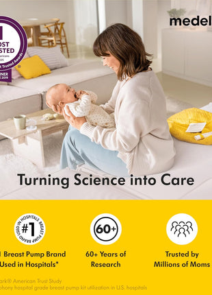 Medela Manual breast pump with Flex Shields Harmony Single Hand for More Comfort and Expressing More Milk