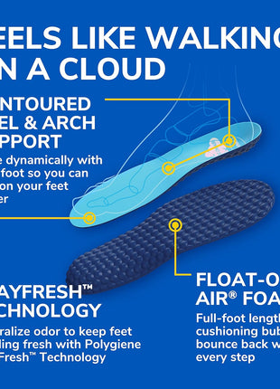 Dr. Scholl's® Float-On-Air® Comfort Insoles, Women, 1 Pair, Full Length