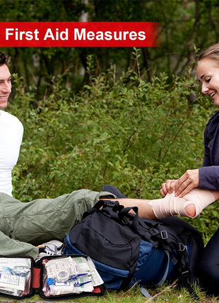 Travel-First Aid-Kit Car-Home 300PCS Survival-Kit Outdoor-Adventure - Small Portable Red Emergency Essential Sets Office Hiking Camping Business Public Must Have First Aid Gear Equipment 1st Aid