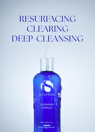 iS CLINICAL Cleansing Complex, 3in1 Gentle deep pore cleanser Face Wash and Makeup remover, Helps Acne-Prone skin