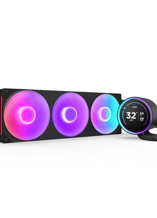 NZXT Kraken Elite 360 RGB 2024 - AIO CPU Liquid Cooler - 360mm Radiator - F360 RGB Core Fan - Customizable 2.72 inch IPS LCD - NZXT Turbine Pump - AMD® AM5, AM4 - Intel® LGA 1851/1700, 1200/115X - Black