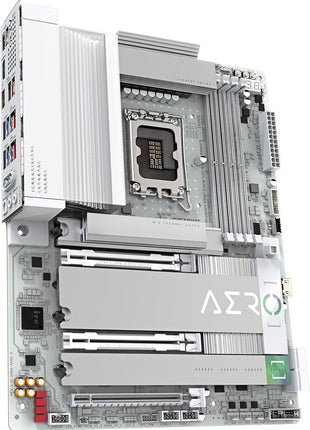 GIGABYTE Z890 AERO G Intel Core Ultra (Series 2) LGA 1851 Motherboard, ATX, DDR5, 5xM.2, PCIe 5.0, Thunderbolt 4, WIFI7, Dual 2.5Gbe LAN, EZ-Latch