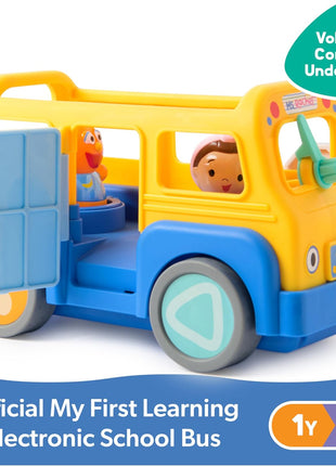 Ms. Rachel My First Learning School Bus Toy with 2 Figures & Sounds | Interactive School Bus With Two Figures, Plays Music And Sounds, Working Wheels, Toddler Toys For Girls And Boys Ages 1-3+