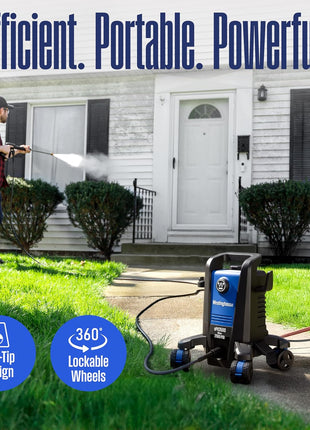 Westinghouse ePX3500 Electric Pressure Washer, 2500 Max PSI 1.76 Max GPM with Anti-Tipping Technology, Onboard Soap Tank, Pro-Style Steel Wand, 5-Nozzle Set, for Cars/Fences/Driveways/Home/Patios