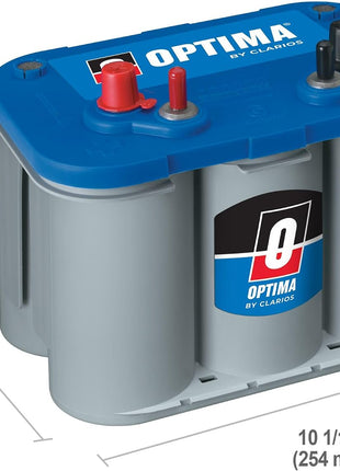 OPTIMA?Batteries D34M BLUETOP?Dual Purpose Boat and RV Sealed AGM Battery