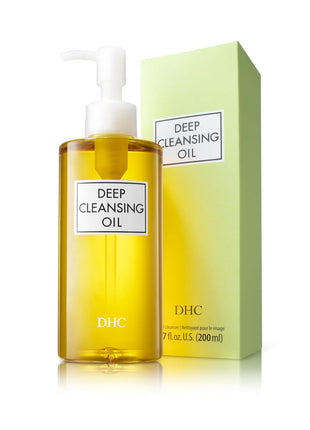 DHC Deep Cleansing Oil, Makeup Remover, Gentle Oil Cleanser, 6.7 oz | Facial Cleansing Oil, Blackhead Remover, Cleanses without Clogging Pores, Residue-Free, Fragrance and Colorant Free