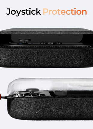 COOWPS Switch 2 Case for Nintendo Switch 2 (2025), Odorless Felt Ultra Hard Shell Military Grade Protection, Soft Lining Travel Storage Case with 8 Game Card Slots, Black