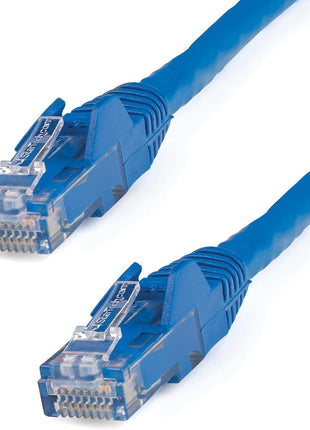 StarTech 7ft CAT6 Ethernet Cable - Blue CAT 6 Gigabit Ethernet Wire -250Mhz 100W PoE RJ45 UTP Network Patch Cord Snagless with Strain Relief (N6PATCH7BL)