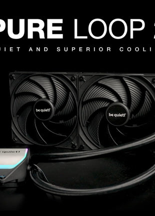 be quiet! Pure Loop 2 240mm | All in One Water Cooling System | Intel 1700 1200 1150 1151 1155 | AM5 AM4 | BW017
