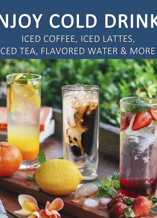 wirsh Iced Tea Maker with 3QT Pitcher, Iced Coffee Maker with Strength Control and Reusable Filter, Perfect For Iced Coffee, Latte, Tea, Lemonade, Flavored Water, Black