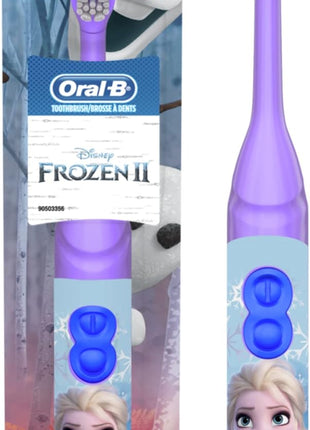 Oral-B Kids Battery Power Electric Toothbrush Featuring Disney's Frozen for Children and Toddlers age 3+, Soft (Characters May Vary)