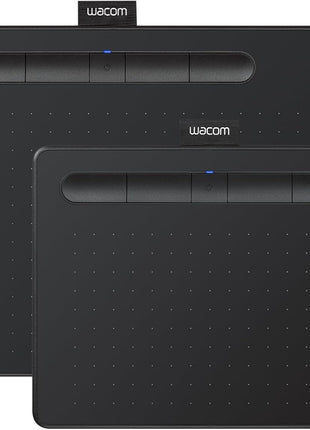 Wacom Intuos Small, Bluetooth Graphic Drawing Tablet with Pen + Software | Battery-free pen, 4 ExpressKeys for shortcuts, works with Mac, Windows & Chromebook; Ideal for creators, students & teachers