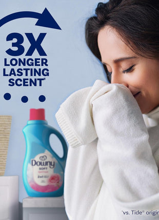Downy Fabric Softener Liquid, April Fresh Scent, 140 fl oz, 190 Loads, HE Compatible, Downy Fabric Softener, Liquid Fabric Softener, Laundry