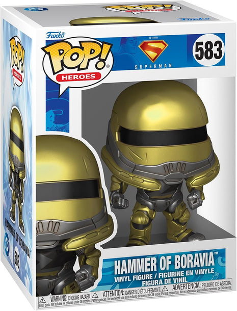 Funko POP! Movies: Superman - Hammer of Boravia (1 in 6 Chase Chance) | Official Superheroes Merch - Collectable Vinyl Figurine for Shelf Display - Birthday Gift Idea for Fans and Collectors