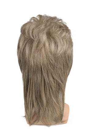 Kaneles Mullet Wigs for Men 80s Costumes Fancy Party Accessory Cosplay Halloween Hair Wig (Blonde)