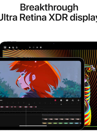 Apple iPad Pro 11-Inch (M4): Built for Apple Intelligence, Ultra Retina XDR Display, 256GB, 12MP Front/Back Camera, LiDAR Scanner, Wi-Fi 6E, Face ID, All-Day Battery Life — Space Black