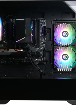 CYBERPOWERPC Gamer Master Gaming PC, AMD Ryzen 5 5500 3.6GHz, Radeon RX 6400 4GB, 16GB DDR4, 500GB PCIe Gen4 SSD, WiFi Ready & Windows 11 Home (GMA3100A)