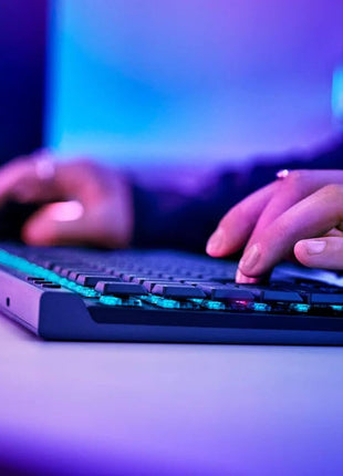 Logitech G515 Lightspeed TKL Low Profile Wireless Gaming Keyboard, LIGHTSYNC RGB, Thin Tenkeyless Design, PBT Keycaps, Tactile (Brown) Mechanical Switches - Black