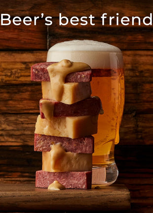 Hickory Farms Signature Beef Summer Sausage - 3 Pack | 100% Beef - Great for Charcuterie Boards | Award-Winning for Superior Taste | Gluten Free, High Protein Snack