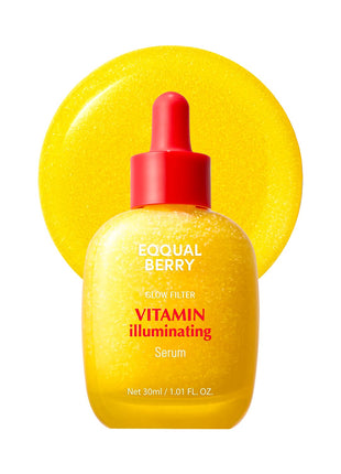 EQQUALBERRY Vitamin Illuminating Serum | Niacinamide 4% & TXA | Brightening Vitamin C Serum for Face Glow with Hyaluronic Acid | Dark Spot & Uneven Tone Care | Korean Skincare, 1.01 fl oz