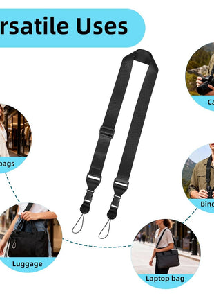 Gowjaw 3 Pack Adjustable Shoulder Strap:Comfortable for iPad Strap Nylon Neck Lanyard for iPad/Samsung Tablet Case,Camera Binocular Crossbody Laptop Luggage Bag