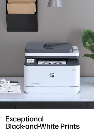 HP LaserJet Pro MFP 3101fdw Wireless Black & White All-in-One Laser Printer, Scanner, Copier, Fax, Best-for-Office (3G628F)