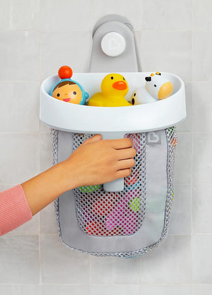 Munchkin® Super ScoopTM Hanging Bath Toy Storage with Quick Drying Mesh, Grey