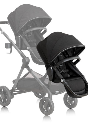 Evenflo Pivot Xpand Second Seat (Sabino Gray) | Attachment for Pivot Xpand Travel System, Converts Travel System to Double Stroller, up to 55 lbs (Sabino Gray)