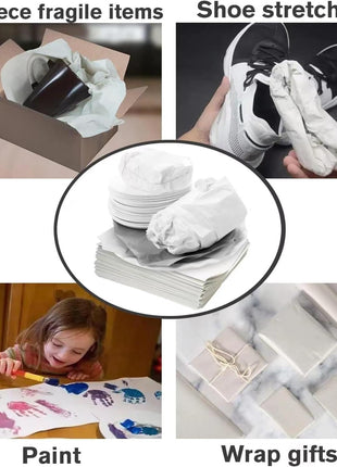 12 * 12 inch Packing Paper for Moving 100 Sheets Protecting Fragile China and Glasses,Small Wrapping Paper for Shipping and Moving Box Filler