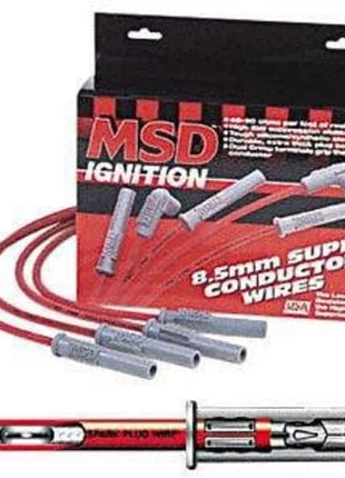 MSD 31223 Super Conductor Spark Plug Wire SetUniversal 8 Cyl, 90? Plug/90? Plug