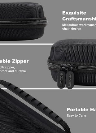 Lmcpa Carrying Case for Nintendo Switch 2 (2025) 7.9 Inch, Protective Hard Shell Portable Switch Travel Case, Lightweight and Large Capacity, Accessories for Switch 2, Black