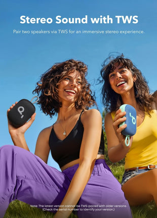 Soundcore Select 4 Go Bluetooth Shower Speaker by Anker, IP67 Waterproof/Dustproof, Ultra-Portable Bluetooth Speaker, 20H Playtime, Floatable, Powerful Sound, Electronics for Outdoors/Home/Travel