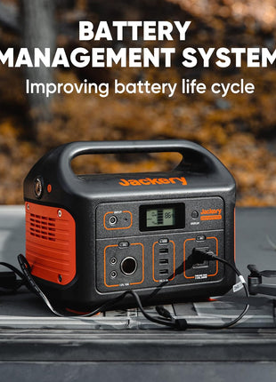 Jackery Portable Power Station Explorer 500, 518Wh Outdoor Solar Generator Mobile Lithium Battery Pack with 110V/500W AC Outlet for Home Use, Emergency Backup,Road Trip Camping (Solar Panel Optional)