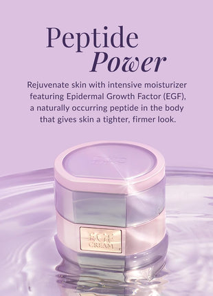 DHC EGF Cream, Anti-Aging Firming Peptide Moisturizer, 1.2 oz | Collagen Boosting Moisturizer, Improves Firmness and Radiance, Epidermal Growth Factor Serum Moisturizer