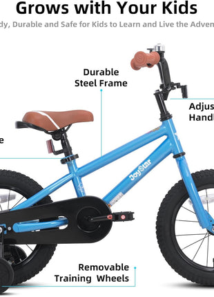 JOYSTAR Kids Bike for Ages 2-12 Years Boys Girls BMX Style Bicycle | 12-20 Inch Kids Bike with Training Wheels, Children Bicycle for Kids & Toddler